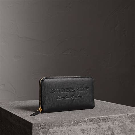 burberry wallet black|burberry zipper wallet.